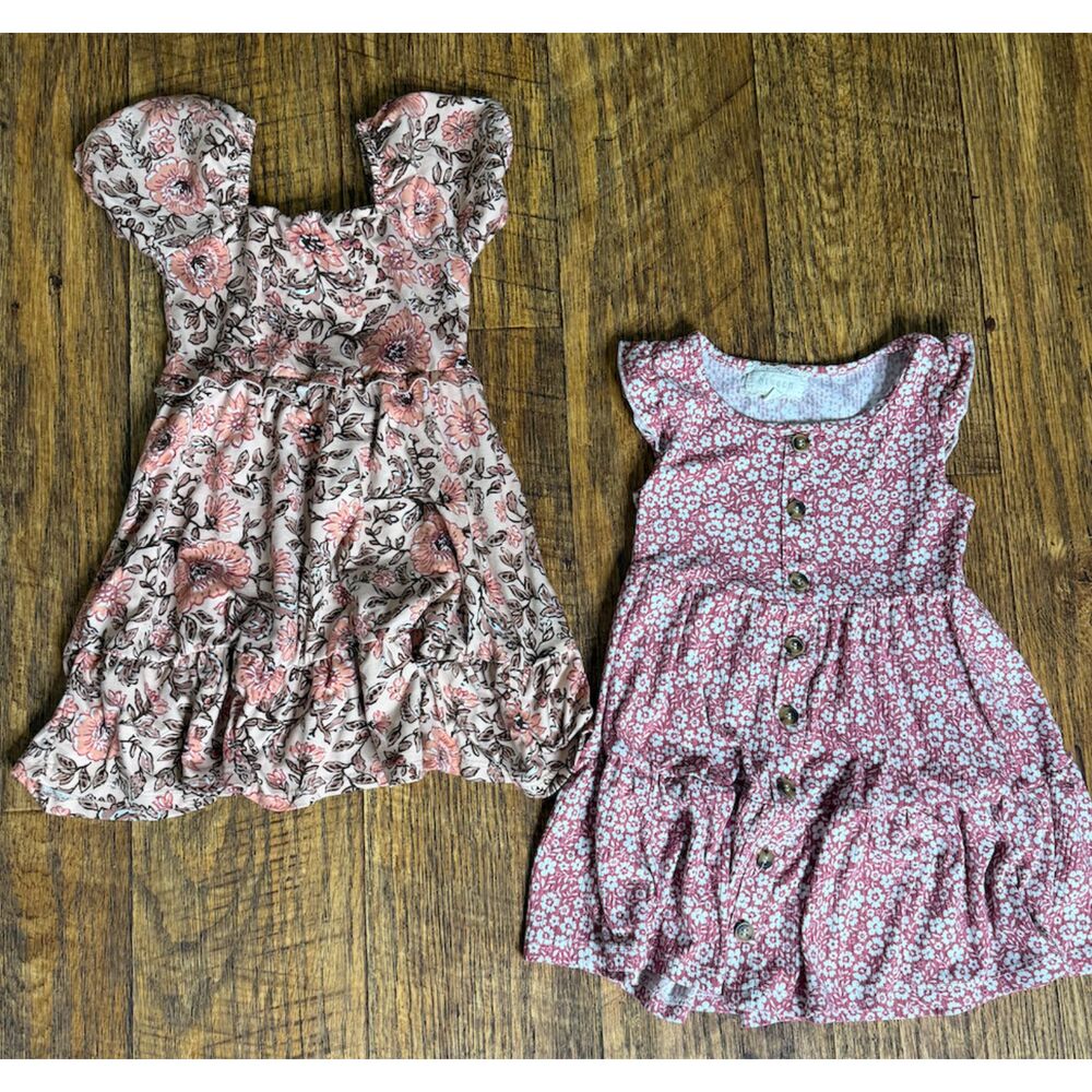 BUNDLE: Girls Dresses 2 Pack BTWEEN Size 4T Floral Print